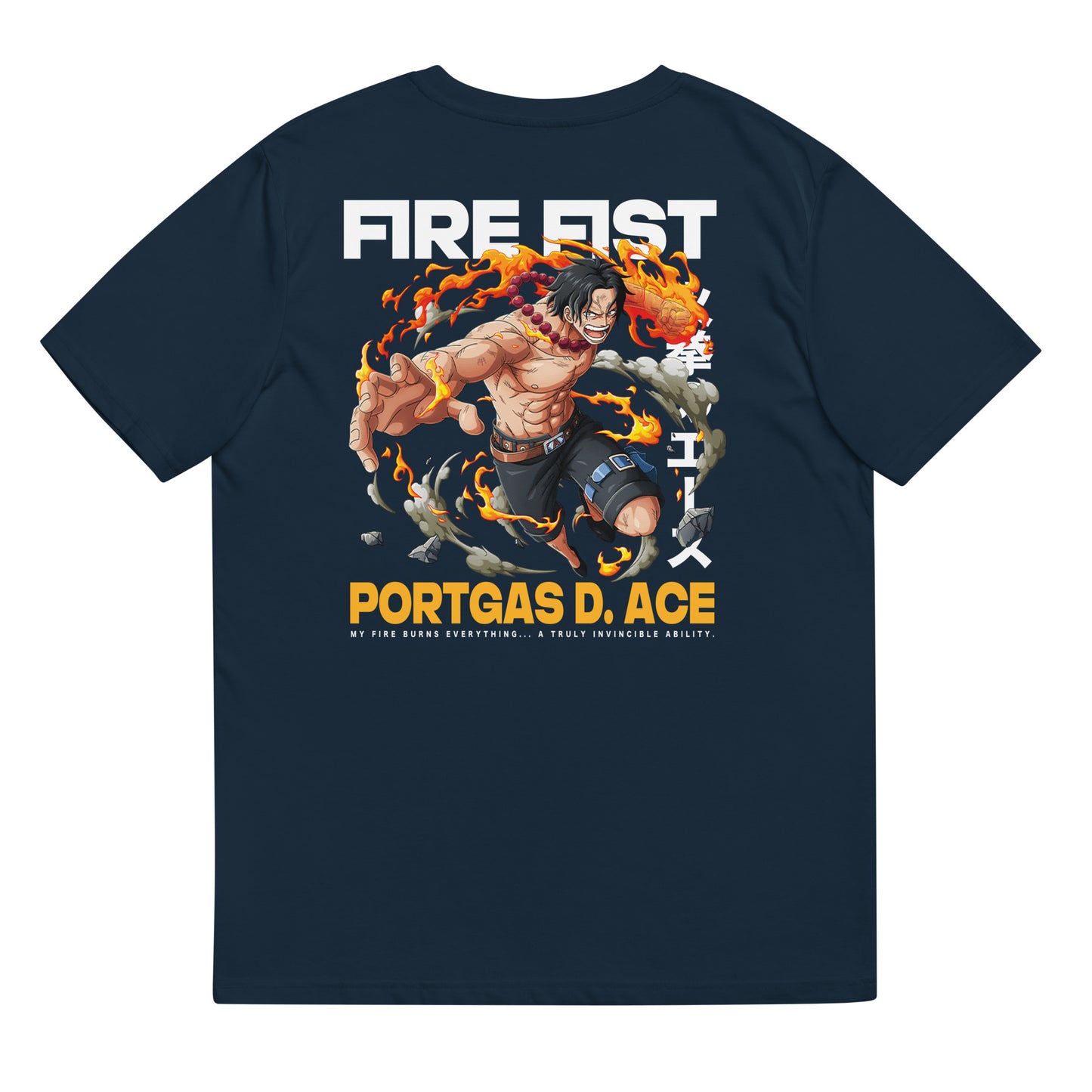 Fire Fist Ace T-Shirt One Piece Anime